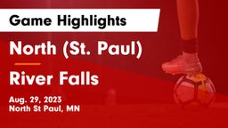 North (St. Paul)  vs River Falls  Game Highlights - Aug. 29, 2023
