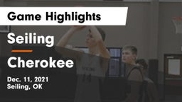 Seiling  vs Cherokee  Game Highlights - Dec. 11, 2021