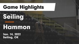 Seiling  vs Hammon  Game Highlights - Jan. 14, 2022