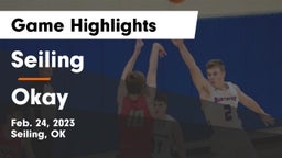 Seiling  vs Okay  Game Highlights - Feb. 24, 2023