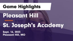 Pleasant Hill  vs St. Joseph's Academy Game Highlights - Sept. 16, 2023