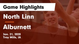 North Linn  vs Alburnett  Game Highlights - Jan. 21, 2020