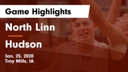 North Linn  vs Hudson  Game Highlights - Jan. 25, 2020