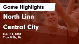 North Linn  vs Central City  Game Highlights - Feb. 11, 2020