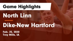 North Linn  vs ****-New Hartford Game Highlights - Feb. 25, 2020