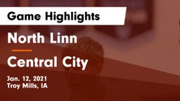 North Linn  vs Central City  Game Highlights - Jan. 12, 2021