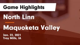 North Linn  vs Maquoketa Valley  Game Highlights - Jan. 22, 2021