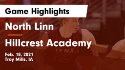 North Linn  vs Hillcrest Academy Game Highlights - Feb. 18, 2021