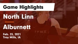 North Linn  vs Alburnett  Game Highlights - Feb. 23, 2021