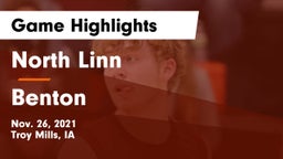 North Linn  vs Benton  Game Highlights - Nov. 26, 2021