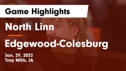 North Linn  vs Edgewood-Colesburg  Game Highlights - Jan. 29, 2022