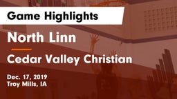North Linn  vs Cedar Valley Christian Game Highlights - Dec. 17, 2019
