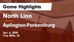 North Linn  vs Aplington-Parkersburg  Game Highlights - Jan. 6, 2020