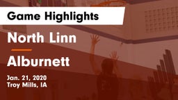 North Linn  vs Alburnett  Game Highlights - Jan. 21, 2020