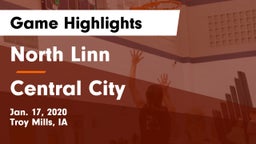 North Linn  vs Central City  Game Highlights - Jan. 17, 2020
