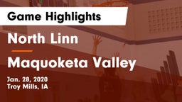 North Linn  vs Maquoketa Valley  Game Highlights - Jan. 28, 2020