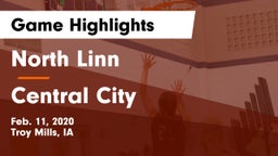 North Linn  vs Central City  Game Highlights - Feb. 11, 2020