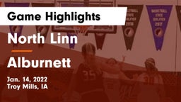 North Linn  vs Alburnett  Game Highlights - Jan. 14, 2022