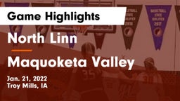 North Linn  vs Maquoketa Valley  Game Highlights - Jan. 21, 2022