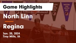 North Linn  vs Regina  Game Highlights - Jan. 20, 2024