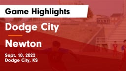 Dodge City  vs Newton  Game Highlights - Sept. 10, 2022