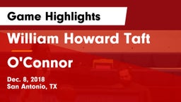 William Howard Taft  vs O'Connor  Game Highlights - Dec. 8, 2018