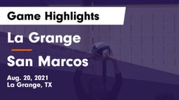 La Grange  vs San Marcos  Game Highlights - Aug. 20, 2021