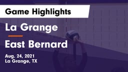 La Grange  vs East Bernard  Game Highlights - Aug. 24, 2021