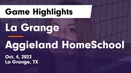 La Grange  vs Aggieland HomeSchool Game Highlights - Oct. 4, 2022