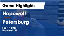 Hopewell  vs Petersburg Game Highlights - Feb 17, 2017