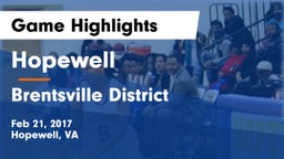 Hopewell  vs Brentsville District  Game Highlights - Feb 21, 2017