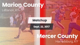 Matchup: Marion County High vs. Mercer County  2017