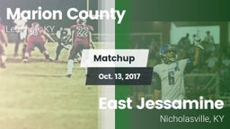 Matchup: Marion County High vs. East Jessamine  2017