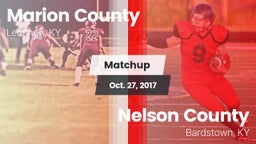 Matchup: Marion County High vs. Nelson County  2017