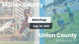 Matchup: Marion County High vs. Union County  2018