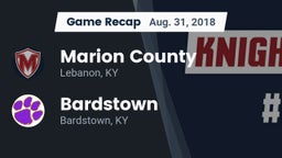 Recap: Marion County  vs. Bardstown  2018