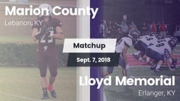 Matchup: Marion County High vs. Lloyd Memorial  2018