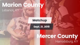 Matchup: Marion County High vs. Mercer County  2018