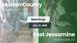 Matchup: Marion County High vs. East Jessamine  2018