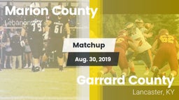 Matchup: Marion County High vs. Garrard County  2019
