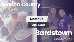 Matchup: Marion County High vs. Bardstown  2019