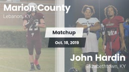 Matchup: Marion County High vs. John Hardin  2019