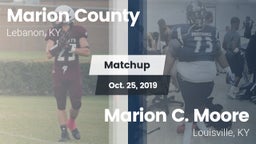 Matchup: Marion County High vs. Marion C. Moore  2019