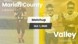 Matchup: Marion County High vs. Valley  2020