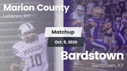 Matchup: Marion County High vs. Bardstown  2020