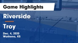 Riverside  vs Troy  Game Highlights - Dec. 4, 2020