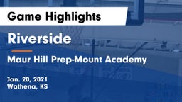 Riverside  vs Maur Hill Prep-Mount Academy  Game Highlights - Jan. 20, 2021