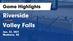 Riverside  vs Valley Falls Game Highlights - Jan. 22, 2021