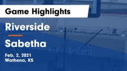 Riverside  vs Sabetha  Game Highlights - Feb. 2, 2021