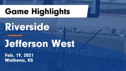 Riverside  vs Jefferson West  Game Highlights - Feb. 19, 2021